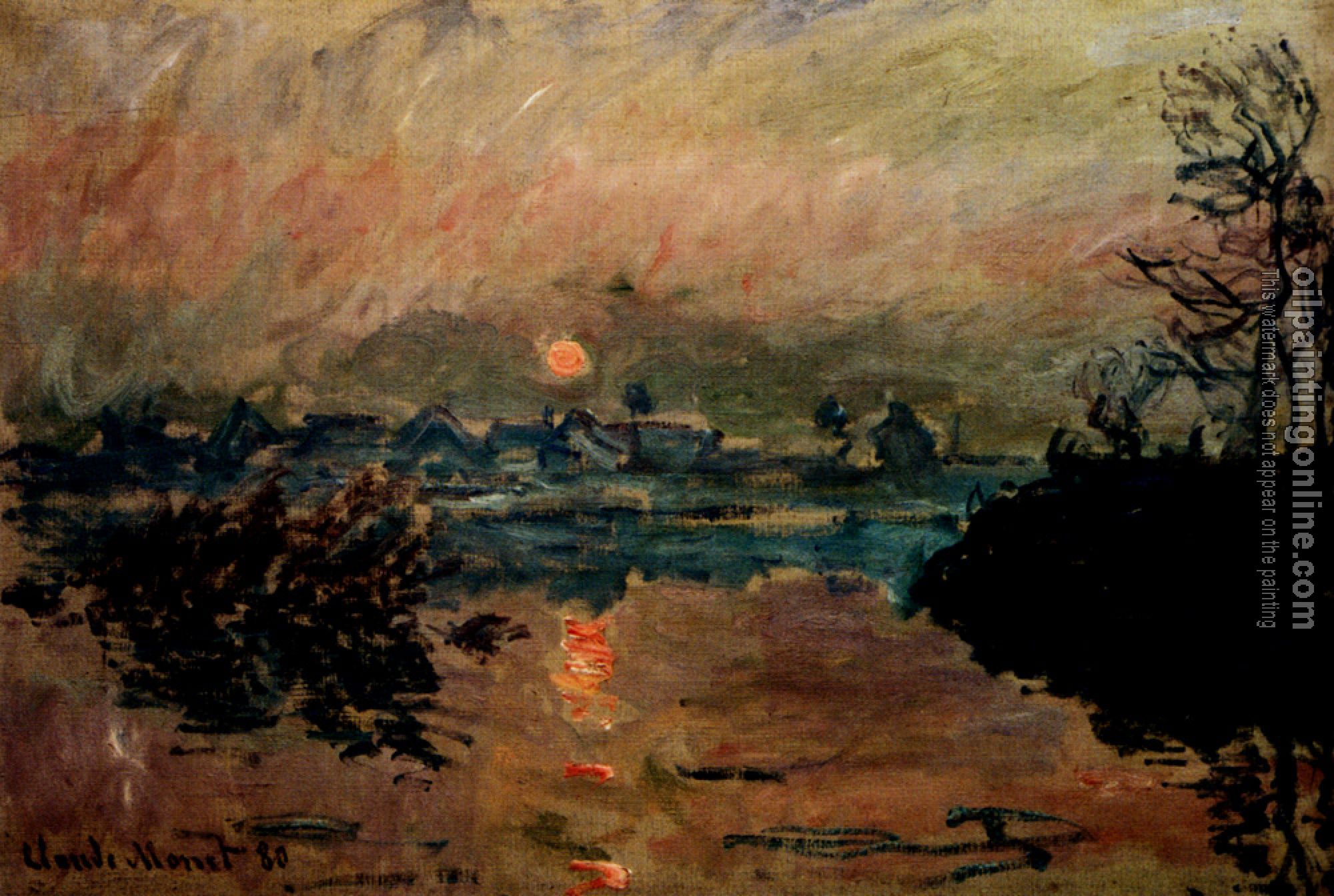 Monet, Claude Oscar - Sunset